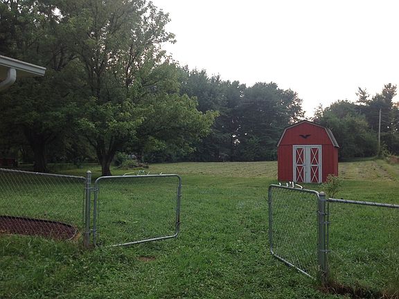Backyard with Mini Barn