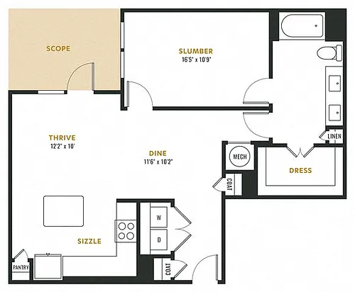 Floor plan A6