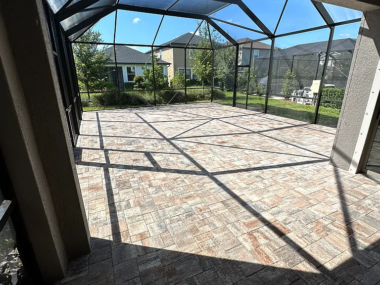 Covered patio space