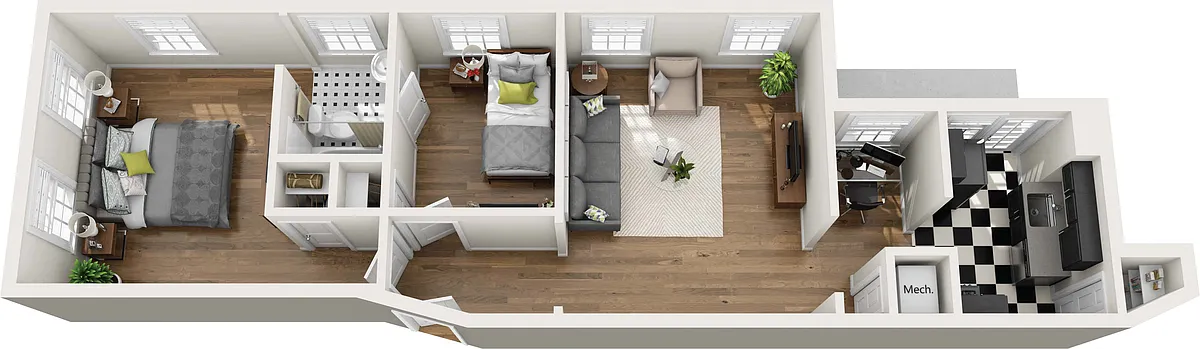 Floor plan B1 B2 B3