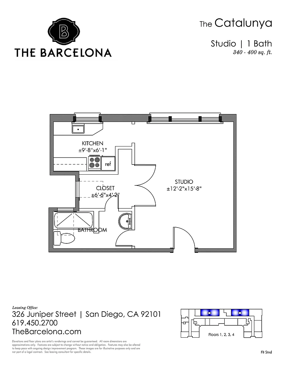 Floor plan Catalunya