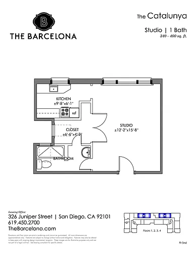 Floor plan Catalunya