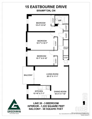 Floor plan 3 Bedroom