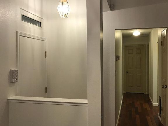 Front entry to living