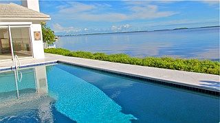 Private Pool Overlooks Bay