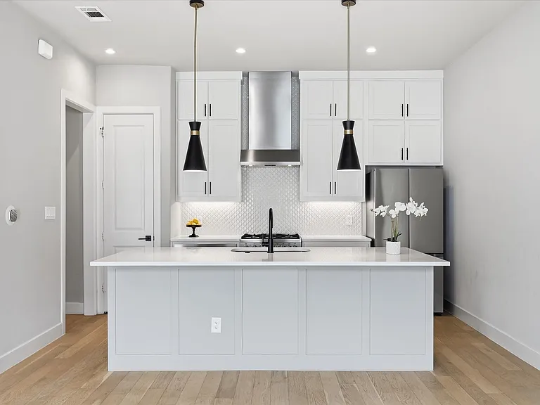 Beautiful kitchen with stainless appliances