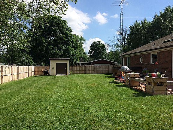Backyard facing South