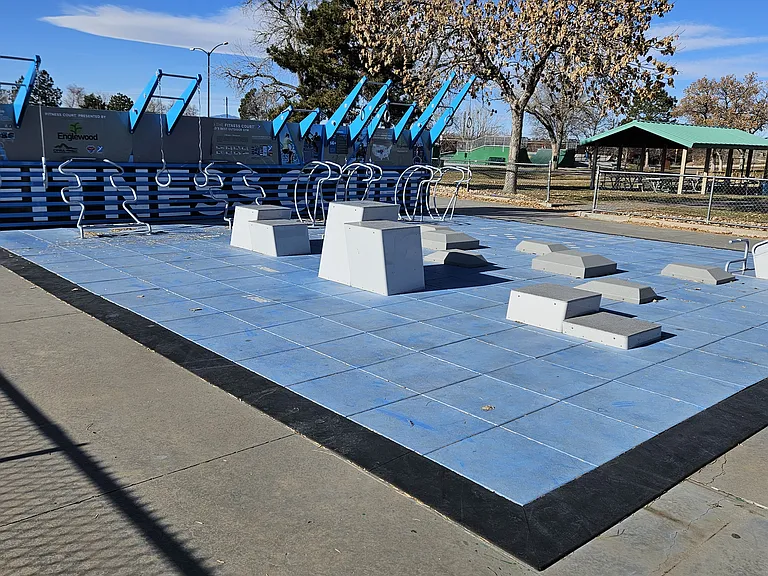Cushing Park exercise station