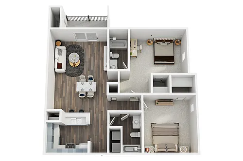 Floor plan 2X2