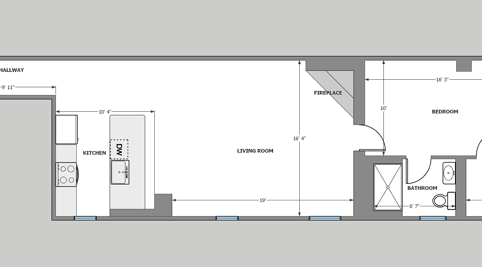 1 bed, 770 sqft, $1,350 — Photo 2