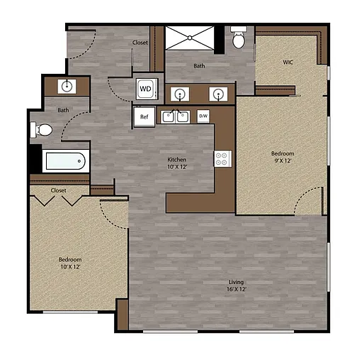 Floor plan Monterrey