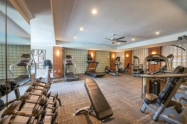 State of the art fitness room