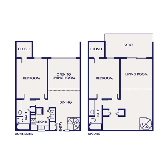 Floor plan F - 2 Bed 2 Bath