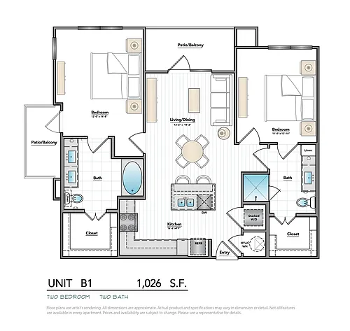 Floor plan B1
