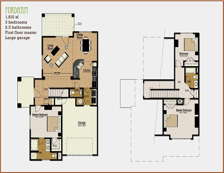 Floor plan Fordham