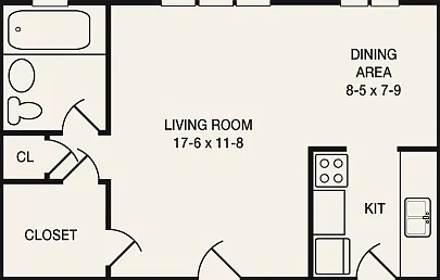 1 bed, $995 — Photo 3