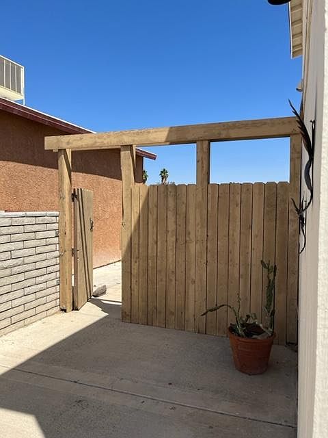 Gated Entrance to the Property