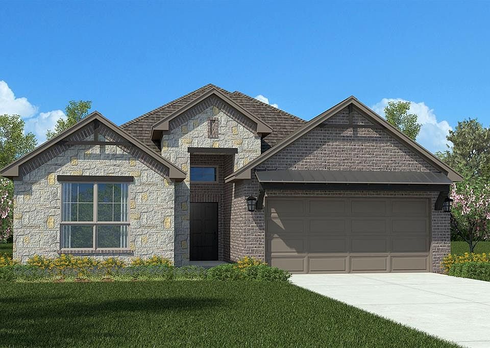 D.R. Horton's The Junction Floorplan Elevation J. Photos shown here may not depict the specified home & features included are for illustration purposes only