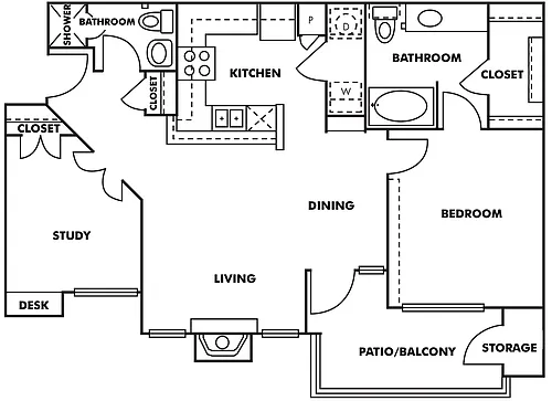 Floor plan Evergreen