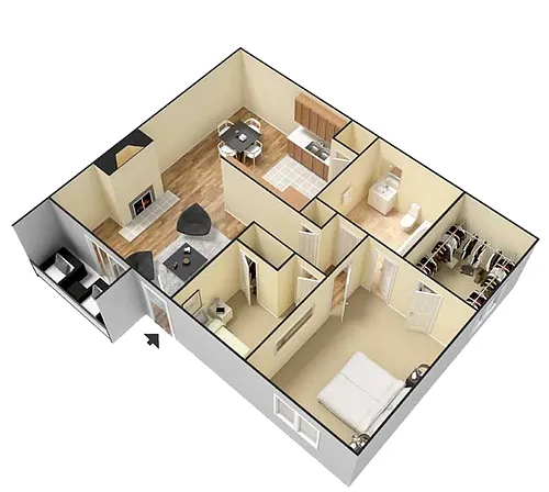 Floor plan The Victorian