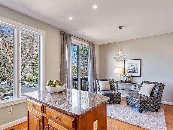 Kitchen with view to balcony