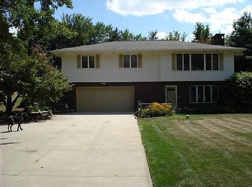 Front view raised ranch