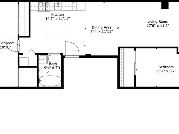 2nd image of 594 9th Ave APT 3