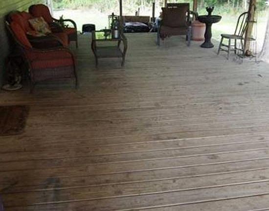 Serene back porch