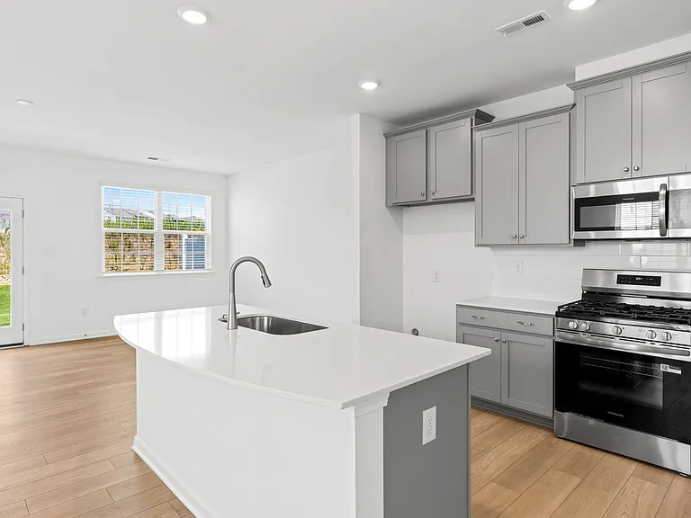 Kitchen Area View- View to Backyard
