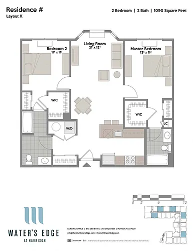 Floor plan Layout X