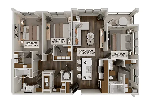Floor plan Pinnacle (C1)