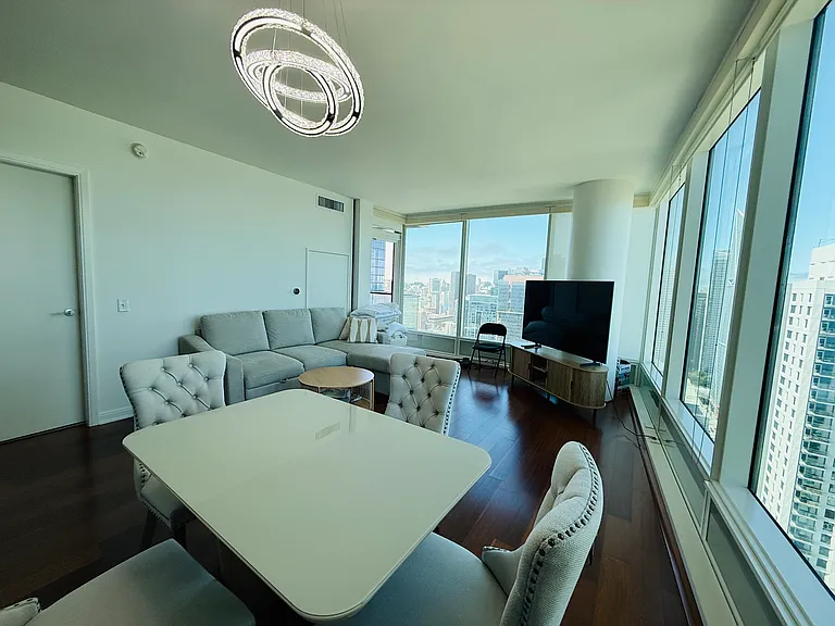 New light fittings in living, kitchen and bathroom