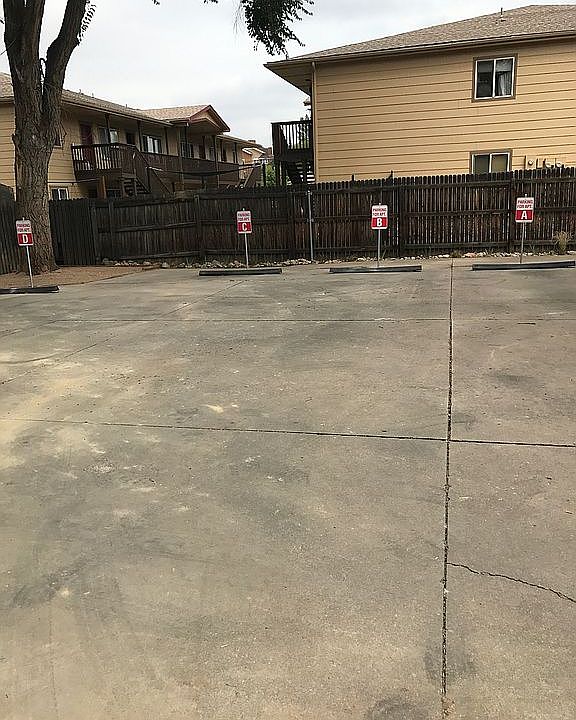 Assigned parking space 