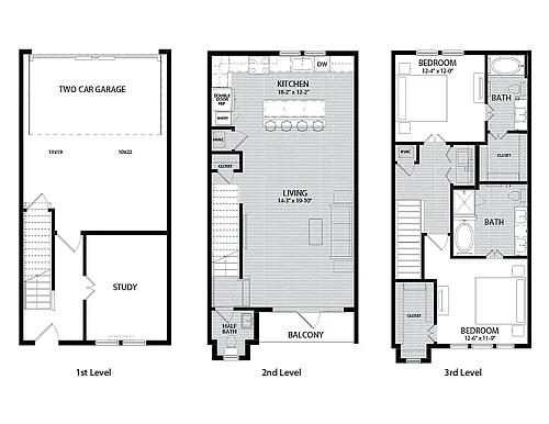Floor plan The Winslow w/ Study