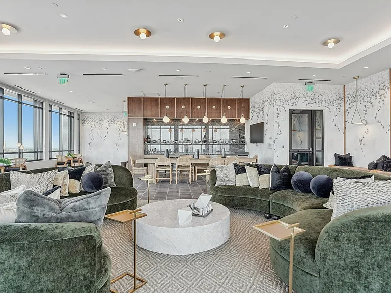 Soak in the views and the atmosphere_this elevated sky lounge is the perfect spot to unwind or entertain in style.