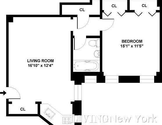 2nd image of 135 E 50th St #G8