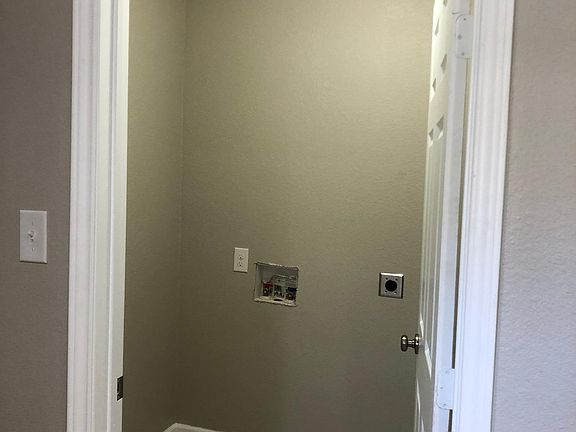 Laundry Room ready for full size washer and dryer