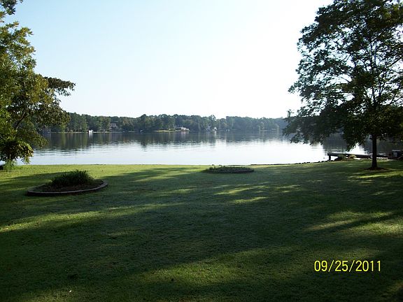 Lake view from back porch