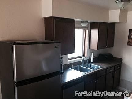 Kitchen with solid surface counter tops