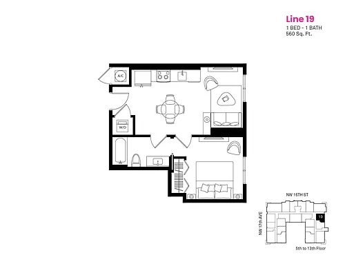 Floor plan Line 19