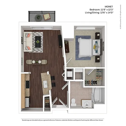 Floor plan Monet