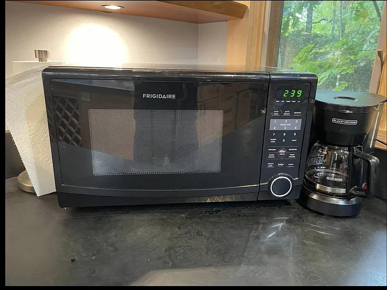 Microwave abd coffee machines