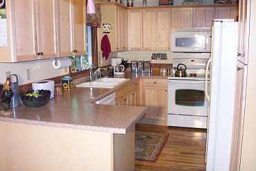 Remodeled kitchen