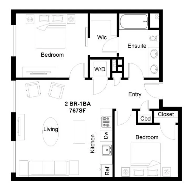 Floor plan 307