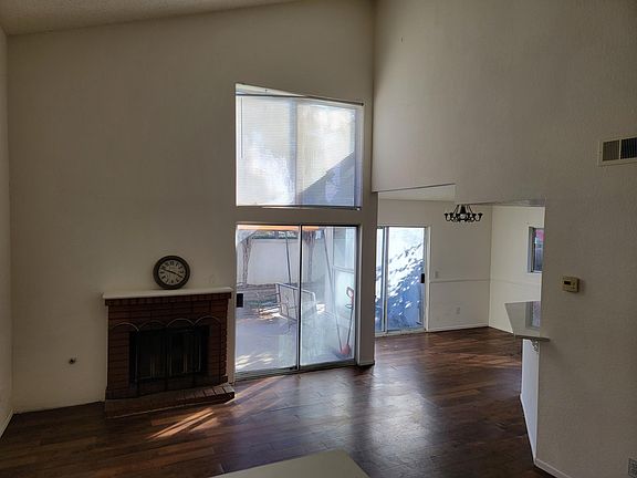 Living room with attached dining space