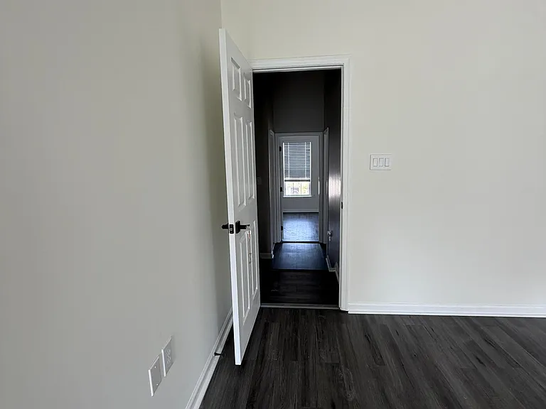 view of the hallway from the main bedroom