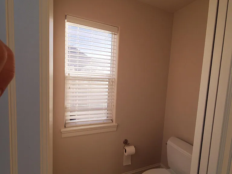 Toilet in master suite