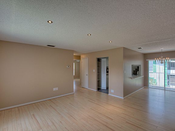 Front door to living room