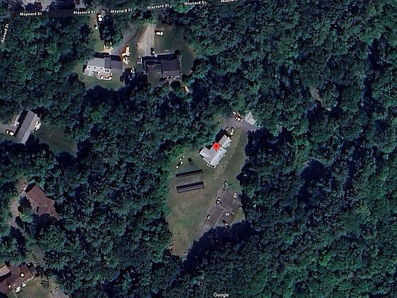 Aerial view of lot