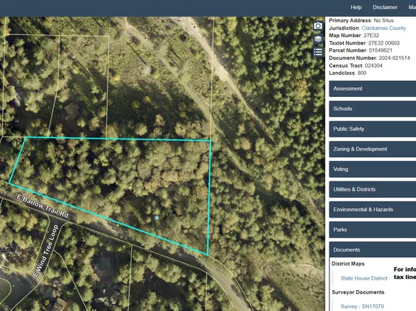 0 E Barlow Trail Rd, Rhododendron, OR 97049